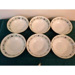 Royal Doulton Fine China "TAPESTRY"  Set of 6 Fruit Bowls 5-1/4" Made in England